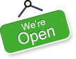 We're Open